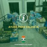 El Álamo solidario con Valencia