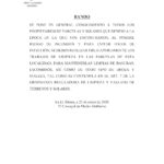 Limpieza de las parcelas